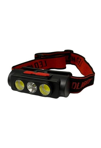 Фонарь налобный (светодиодный / аккумуляторный / 2COB + LED / 5 режимов / USB Type-C) Фонарь налобный (светодиодный / аккумуляторный / 2COB + LED / 5 режимов / USB Type-C)