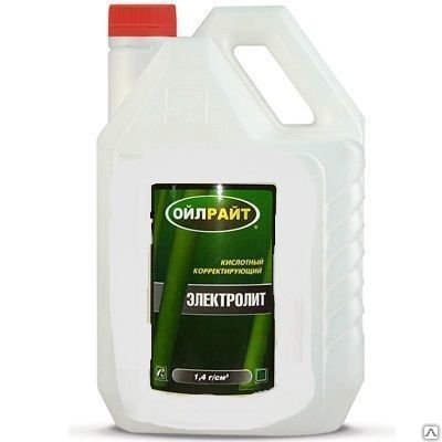 Электролит (1,34 / 4л / корректирующий / Oil Right)