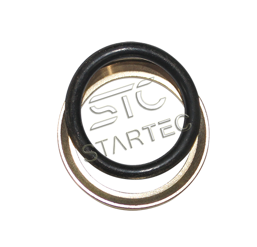 Кольцо упорное+кольцо уплотнительное под М16 (латунь / STARTEC) Кольцо упорное+кольцо уплотнительное под М16 (латунь / STARTEC)