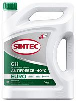 Антифриз Sintec Euro G11 (зеленый / 5кг / -40°C)  985 ₽