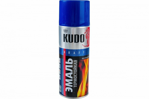 Эмаль термостойкая (синяя / 520мл) Kudo 340 ₽
